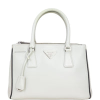 Prada Saffiano Lux Galleria Double Zip Tote Small