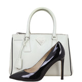 Prada Saffiano Lux Galleria Double Zip Tote Small