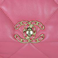 Chanel 19 Flap Bag Large | Pink
