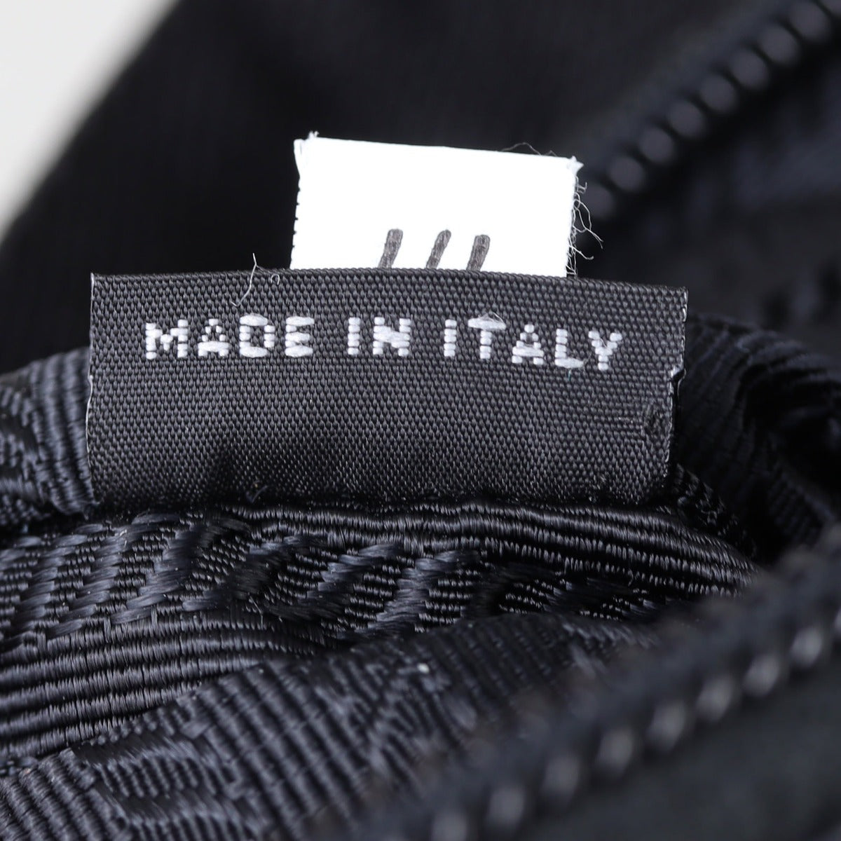 Prada Re-Edition 2000 Mini Tessuto Shoulder Bag Interior Stamp