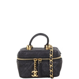 Chanel Top Handle Vanity Case Chain Bag Mini