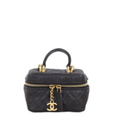 Chanel Top Handle Vanity Case Chain Bag Mini