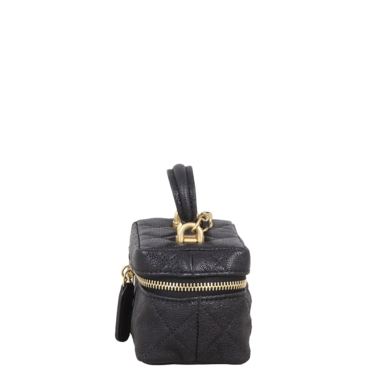 Chanel Top Handle Vanity Case Chain Bag Mini