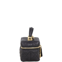 Chanel Top Handle Vanity Case Chain Bag Mini
