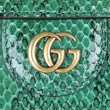 Gucci Diana Bamboo Top Handle Mini Tote Python Hardware