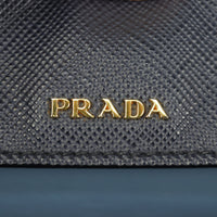 Prada Saffiano Cuir Double Bag Large Hardware