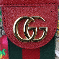 Gucci Flora GG Supreme Ophidia Tote Hardware