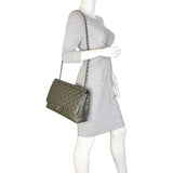 Chanel Classic Single Flap Maxi | Dark Grey Green