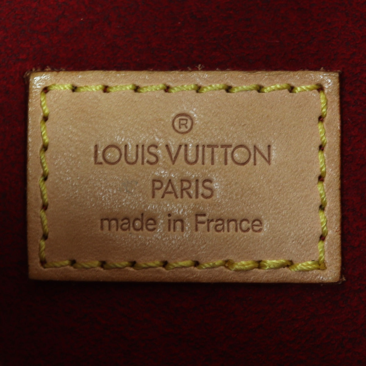 Louis Vuitton Croissant MM Monogram Interior Stamp