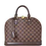 Louis Vuitton Alma PM Damier Ebene | Gold Tone Alma