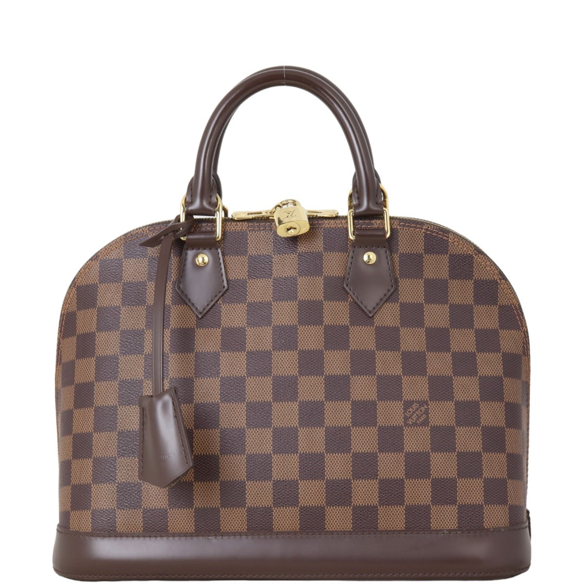 Louis Vuitton Alma PM Damier Ebene | Gold Tone Alma
