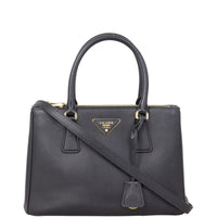 Prada Saffiano Lux Galleria Double Zip Tote Small