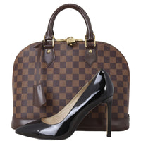 Louis Vuitton Alma PM Damier Ebene | Gold Tone Alma