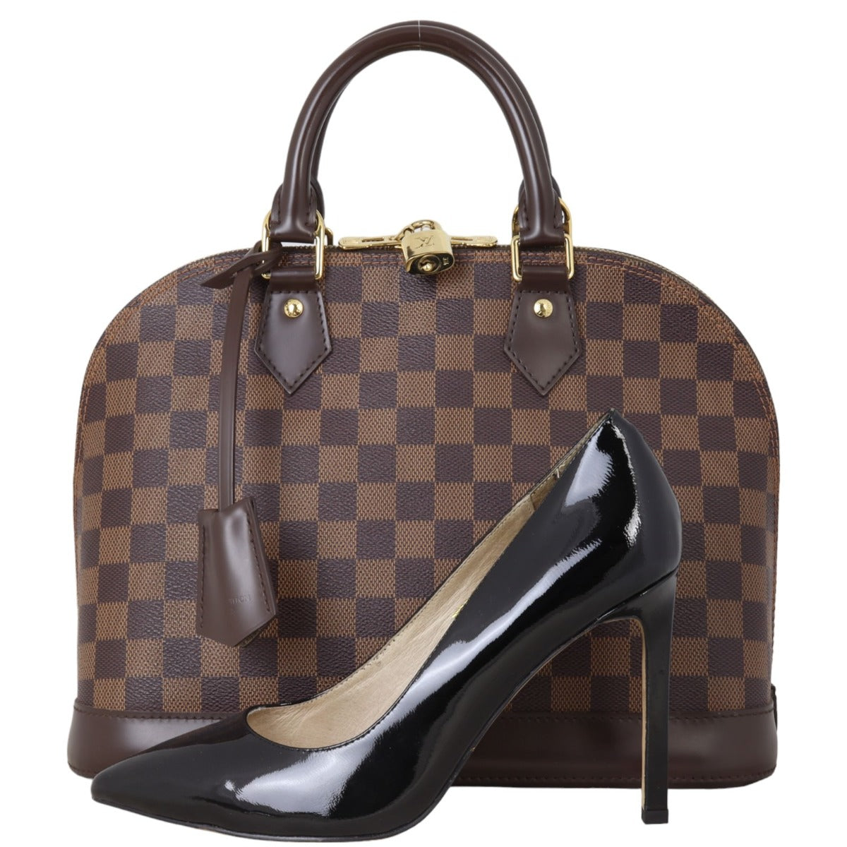 Louis Vuitton Alma PM Damier Ebene | Gold Tone Alma