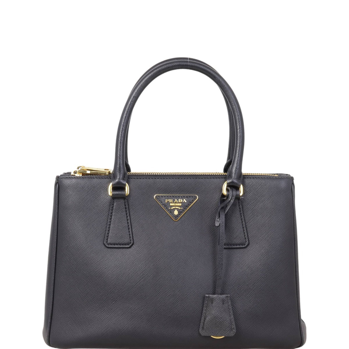 Prada Saffiano Lux Galleria Double Zip Tote Small