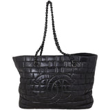 Chanel Chocolate Bar Chain Vinyl Tote