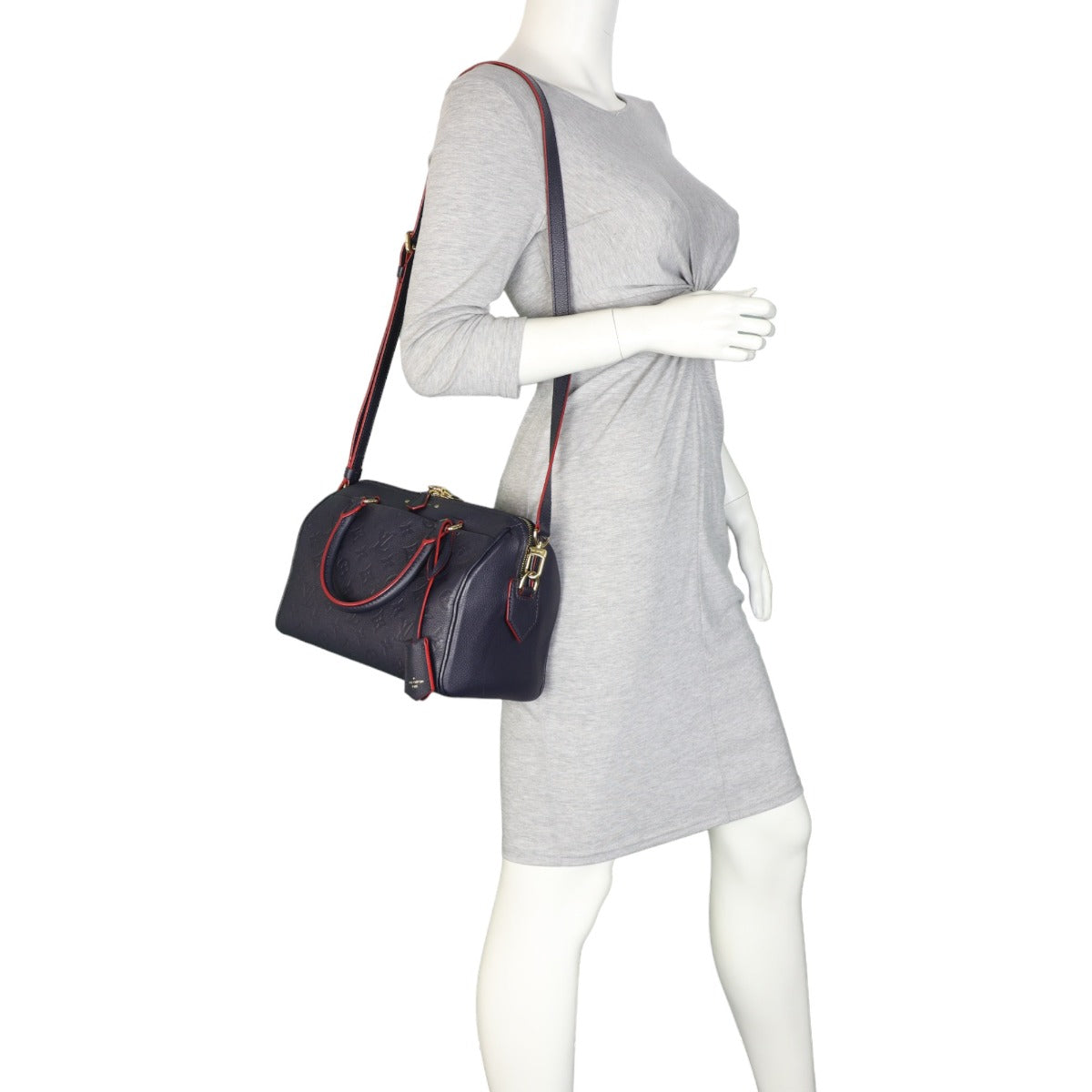 Louis Vuitton Speedy 25 Bandouliere Monogram Empreinte