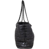 Chanel Chocolate Bar Chain Vinyl Tote