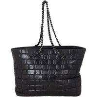 Chanel Chocolate Bar Chain Vinyl Tote