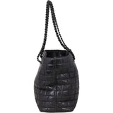 Chanel Chocolate Bar Chain Vinyl Tote