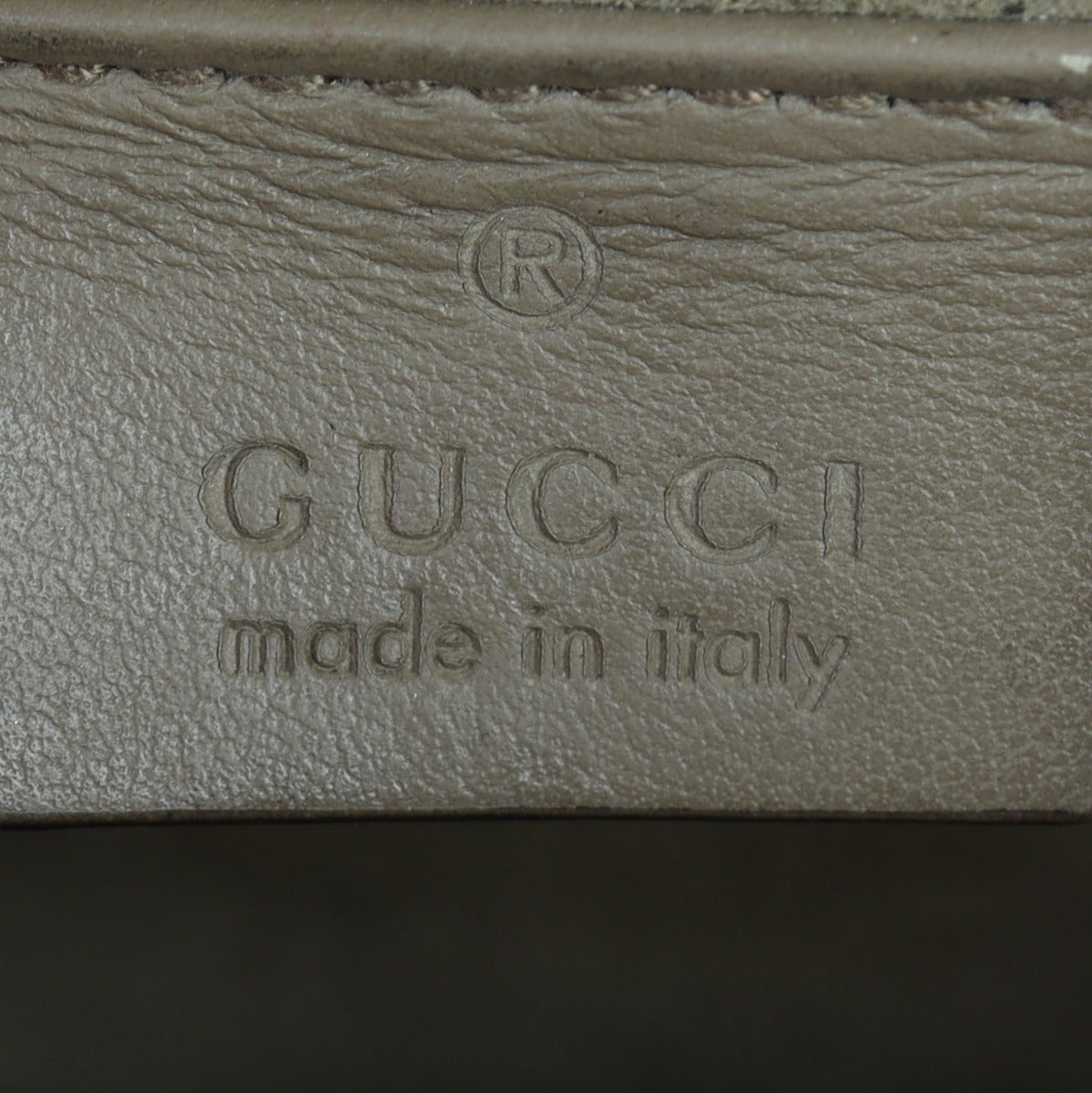 Gucci Dionysus GG Supreme Small Shoulder Bag Interior Stamp