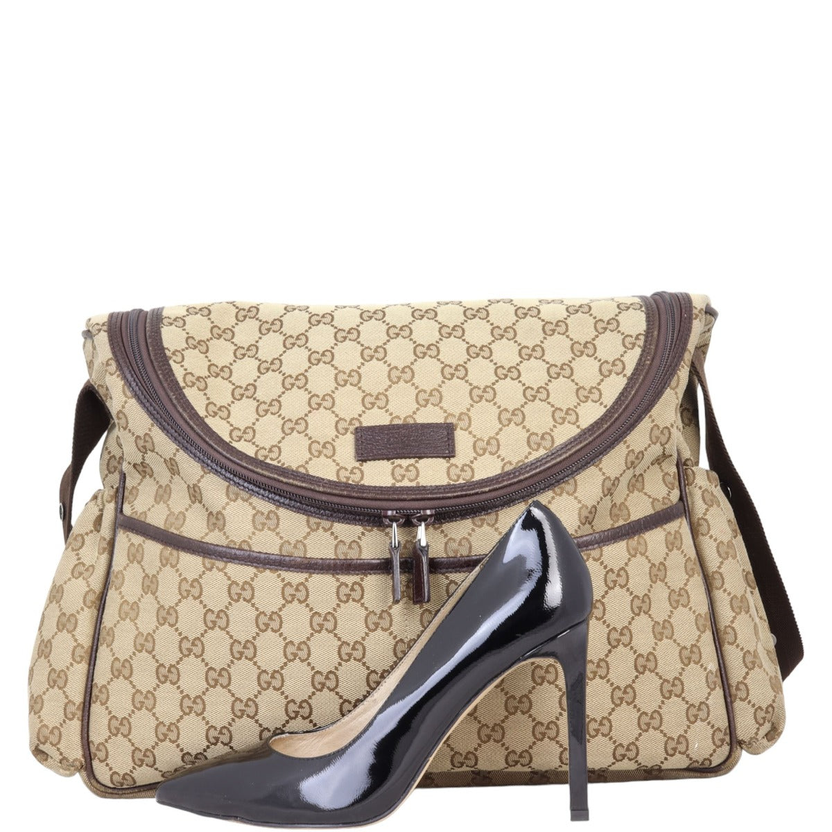 Gucci GG Canvas Diaper Bag