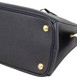 Prada Saffiano Lux Galleria Double Zip Tote Small