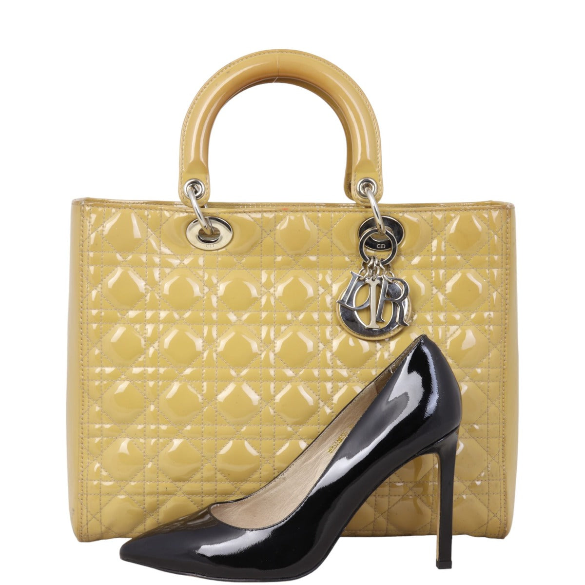 Dior Lady Dior Large Patent