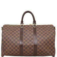 Louis Vuitton Keepall 45 Bandouliere Damier Ebene
