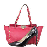 Valentino Rockstud Tote Small