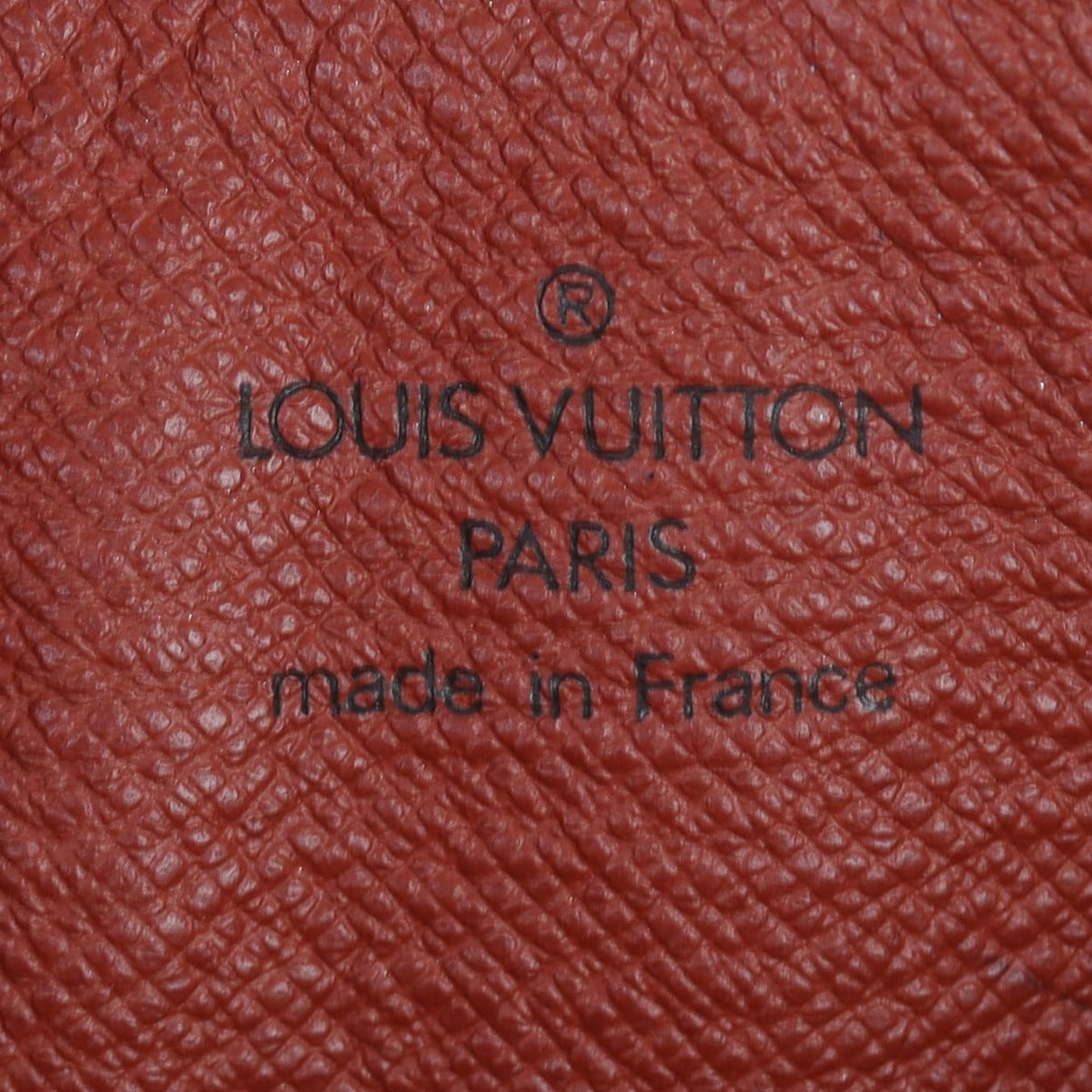 Louis Vuitton Papillon 26 Damier Ebene Interior Stamp