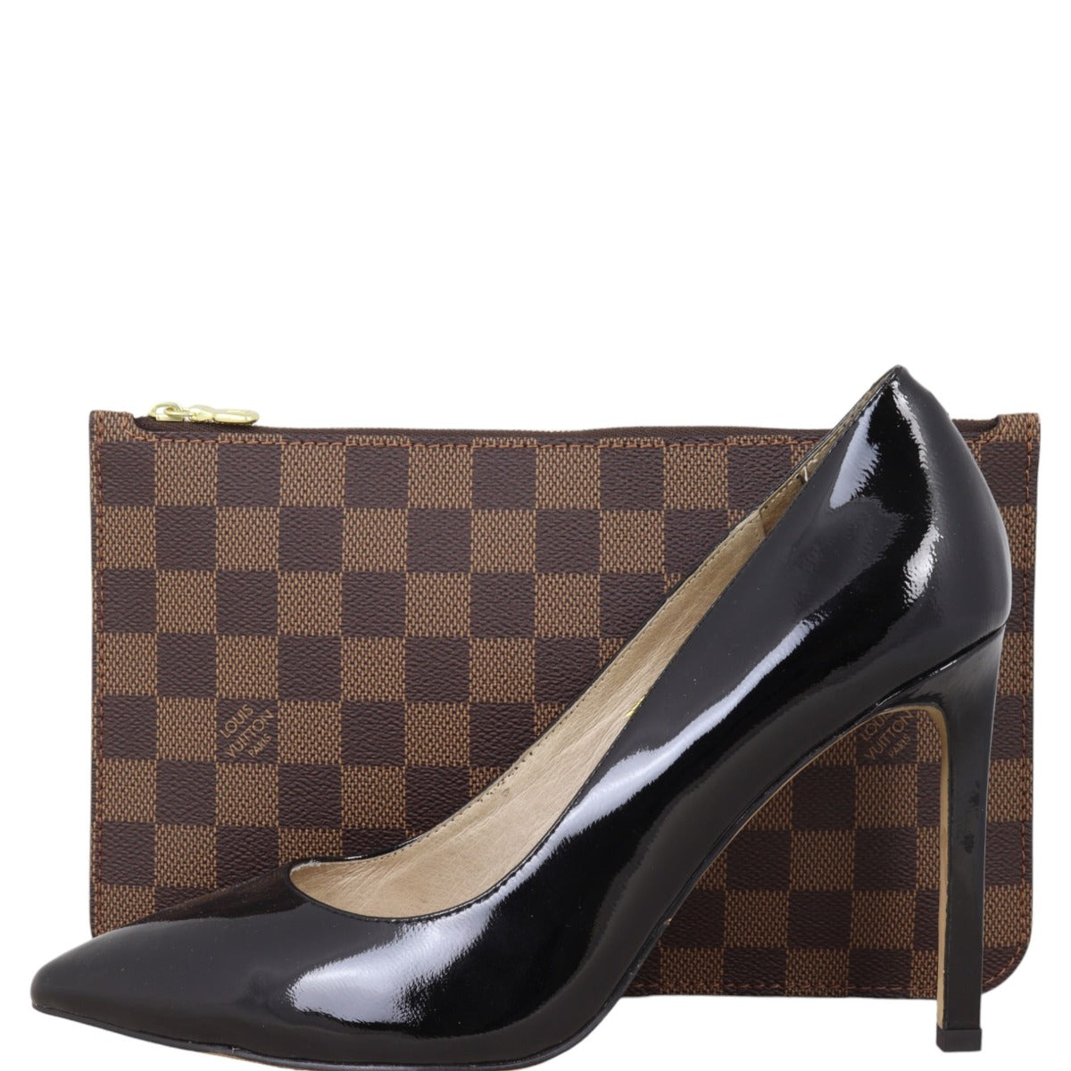 Louis Vuitton Neverfull Pochette Damier Ebene