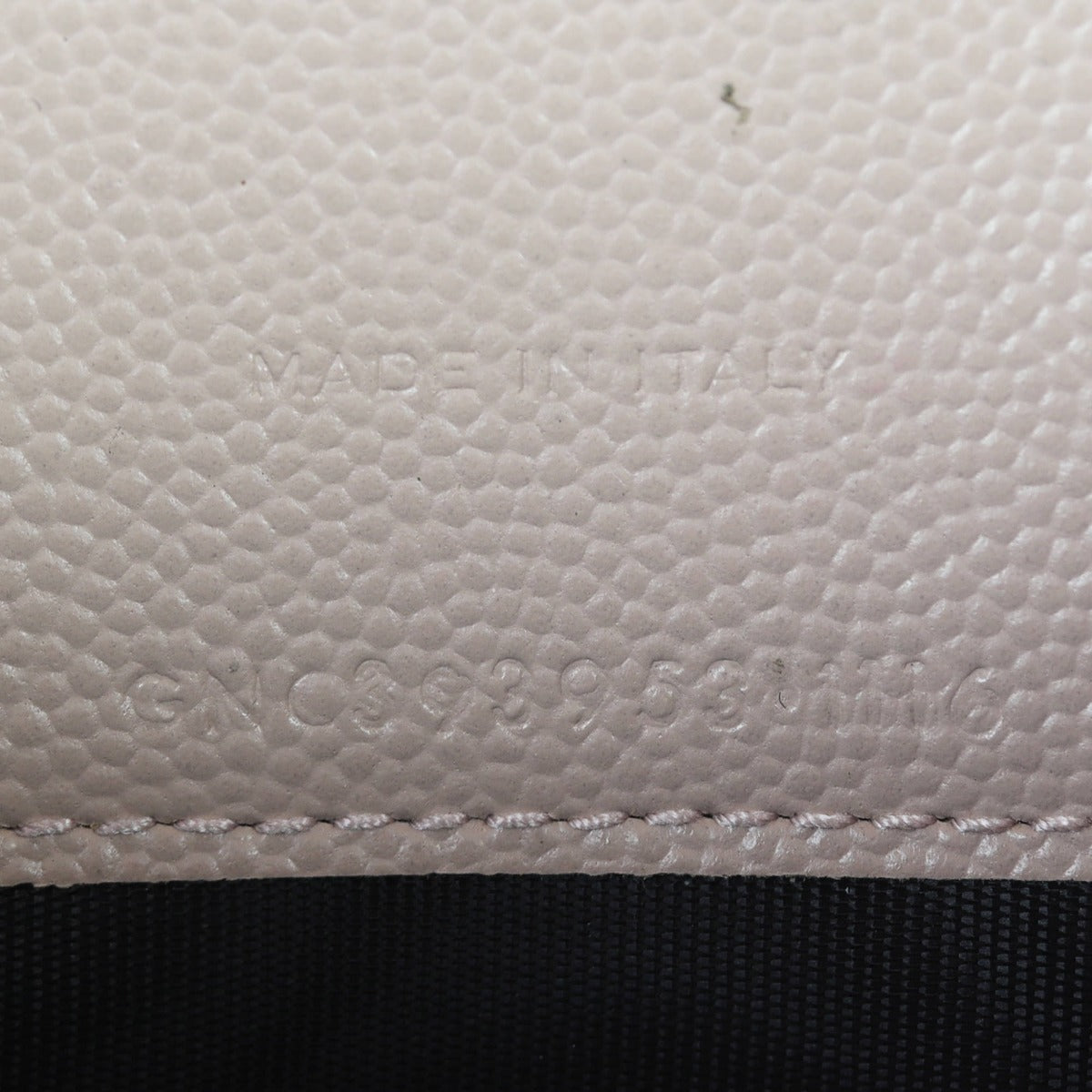 Saint Laurent Cassandre Envelope Chain Wallet Interior Stamp