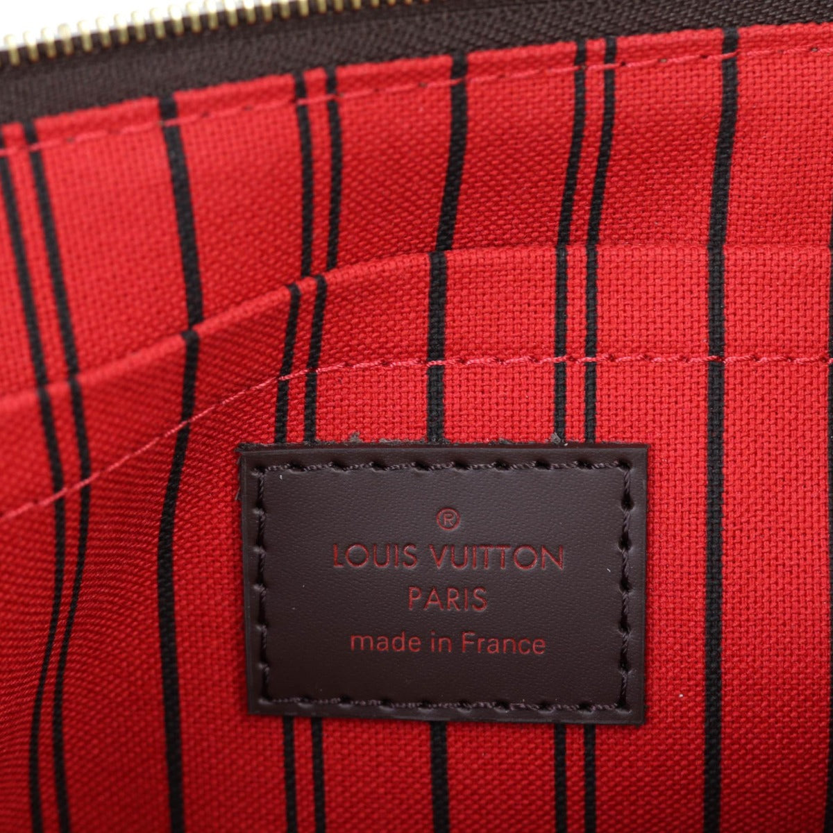 Louis Vuitton Neverfull Pochette Damier Ebene