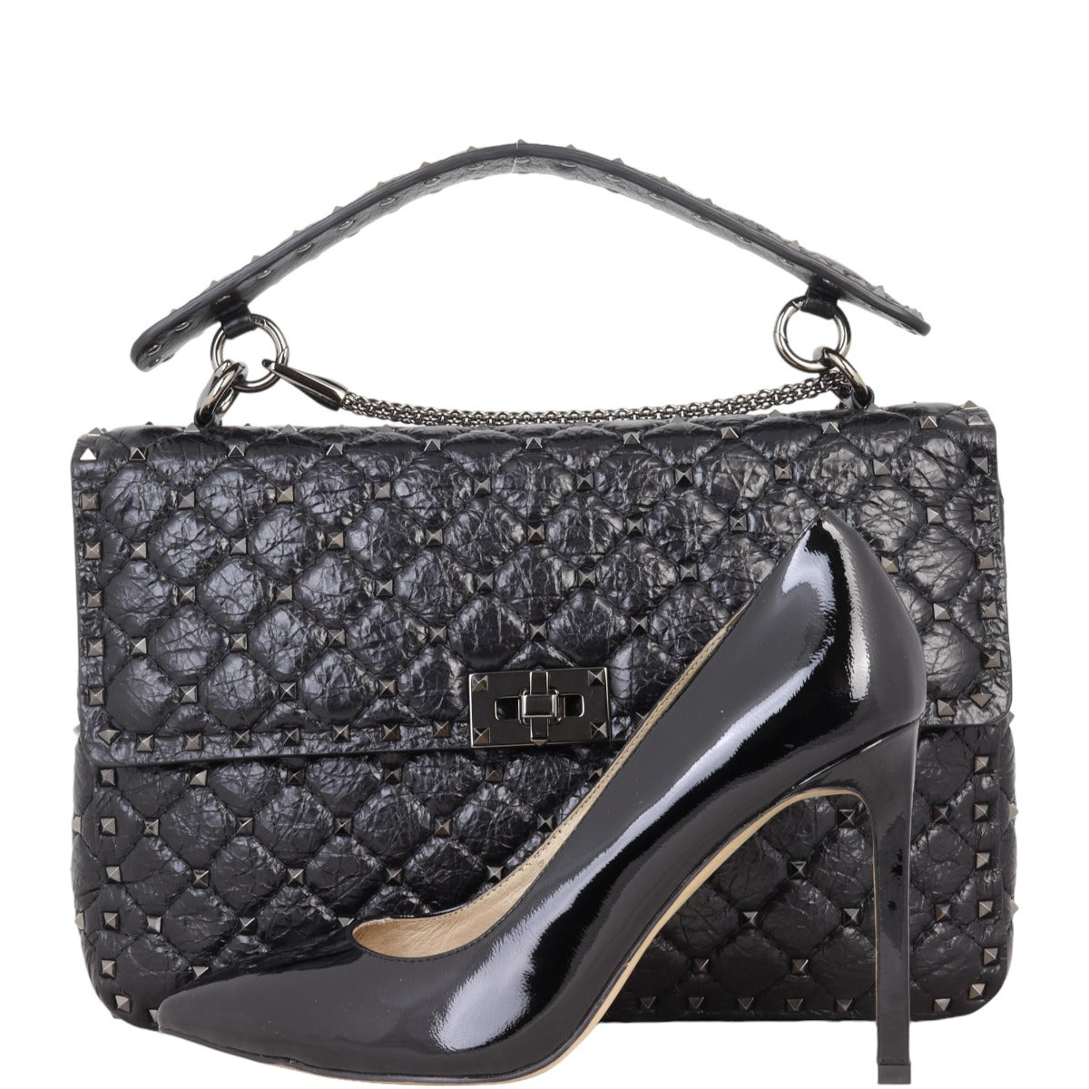 Valentino Rockstud Spike Large Shoulder Bag