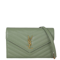 Saint Laurent Cassandre Envelope Chain Wallet