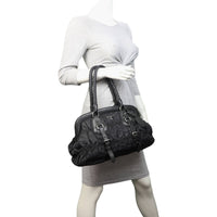 Prada Tessuto Gaufre Frame Tote