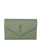 Saint Laurent Cassandre Envelope Chain Wallet