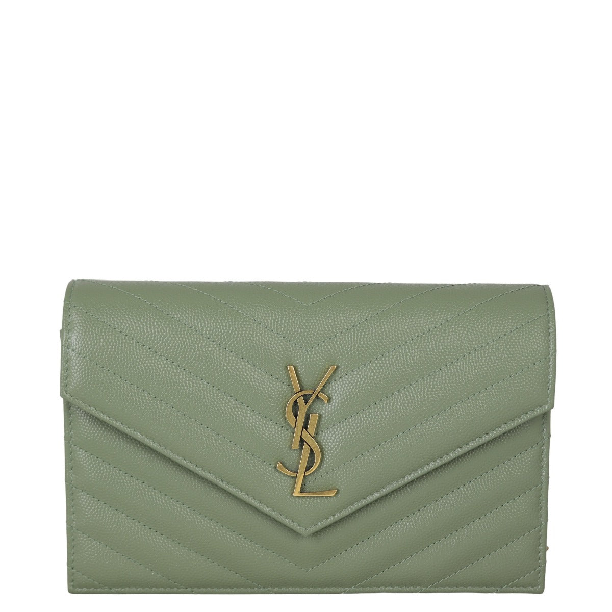 Saint Laurent Cassandre Envelope Chain Wallet