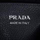 Prada Vitello Daino Double Zip Camera Bag Interior Stamp