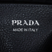 Prada Vitello Daino Double Zip Camera Bag Interior Stamp