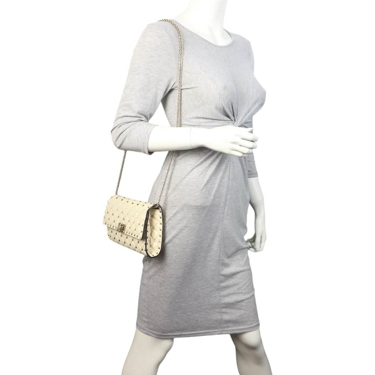 Valentino Rockstud Spike Wallet on Chain