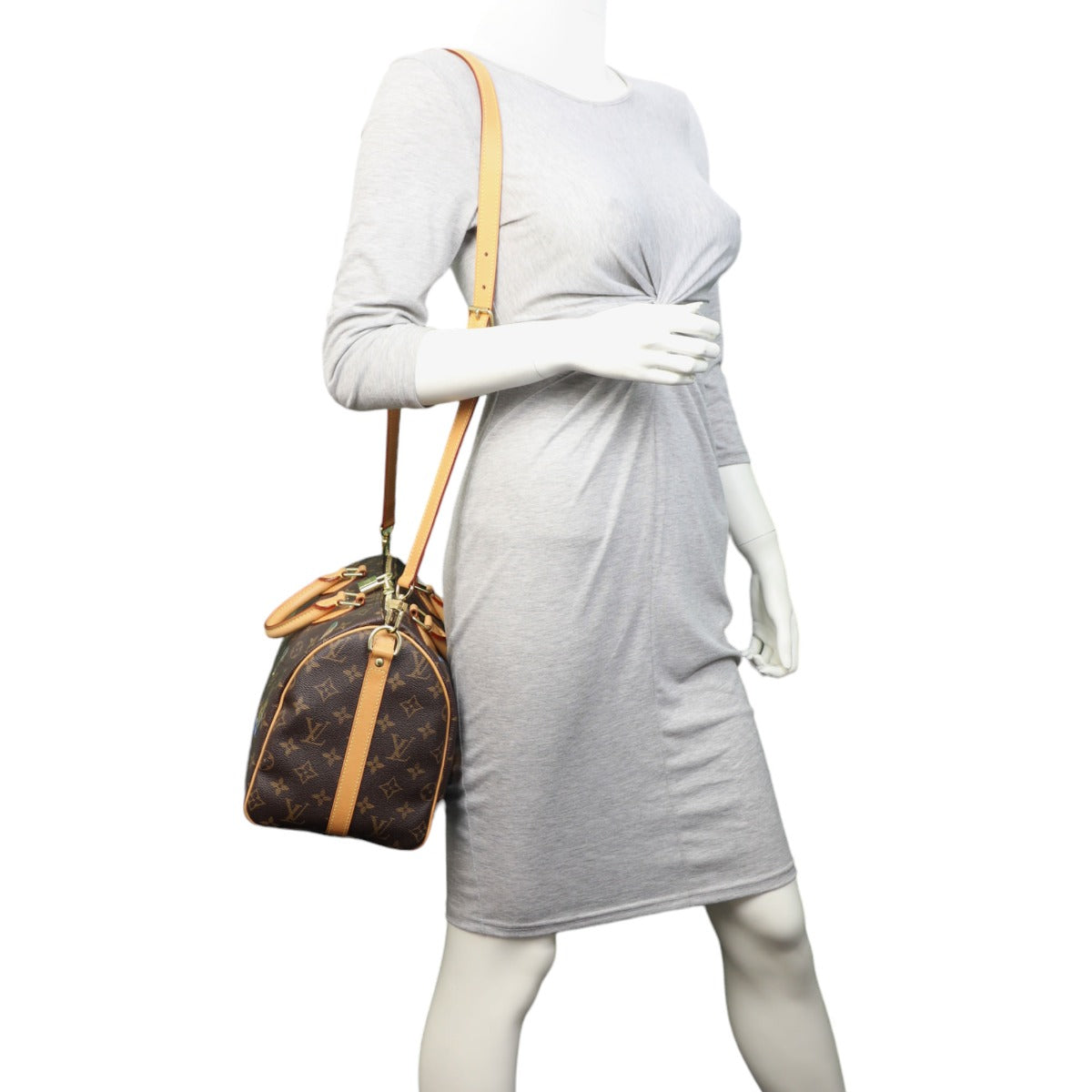 Louis Vuitton Speedy 30 Bandouliere Monogram Love Lock