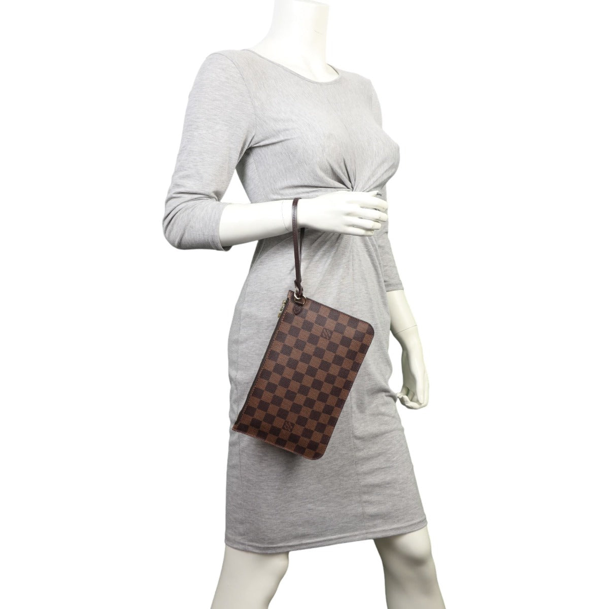 Louis Vuitton Neverfull Pochette Damier Ebene