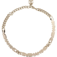 Chanel Logo Chain Link Choker