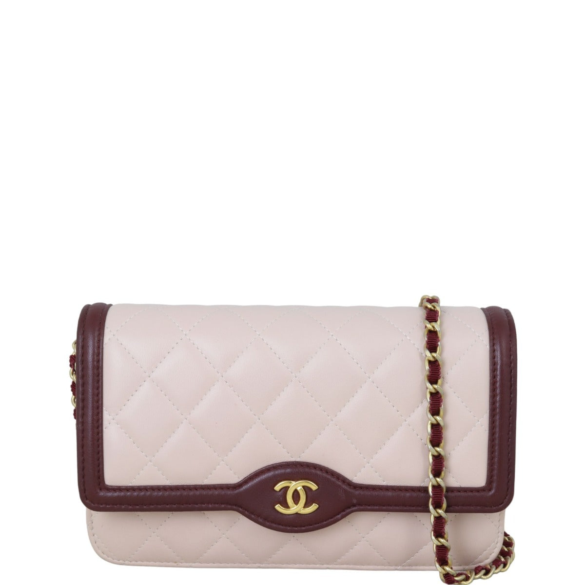 Chanel Two-Tone Wallet on Chain