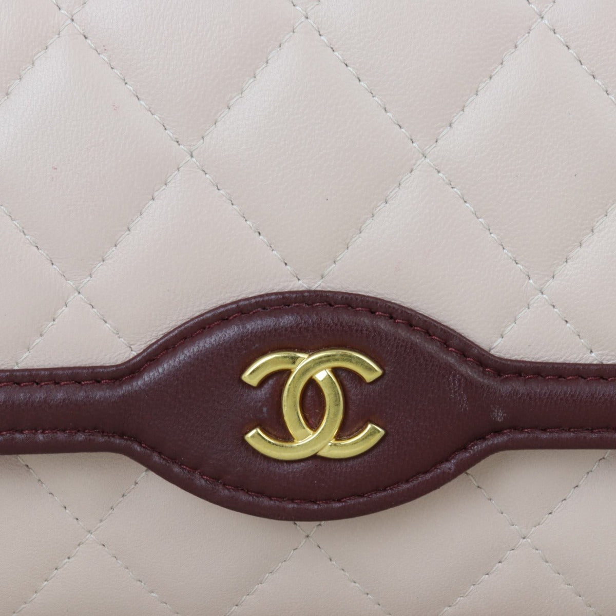 Chanel Two-Tone Wallet on Chain