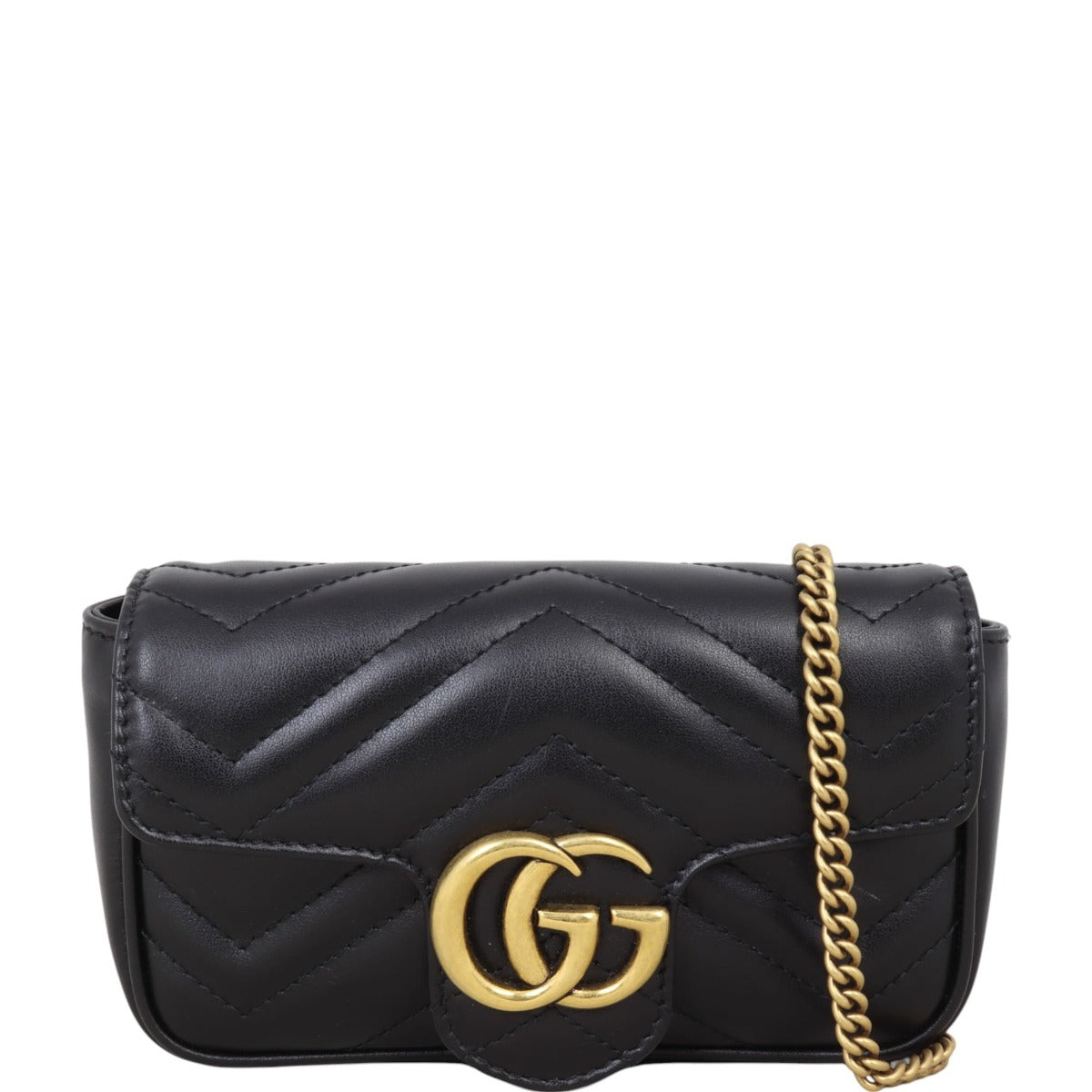 Gucci GG Marmont Matelasse Super Mini Shoulder Bag