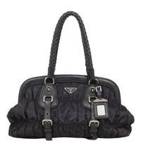 Prada Tessuto Gaufre Frame Tote