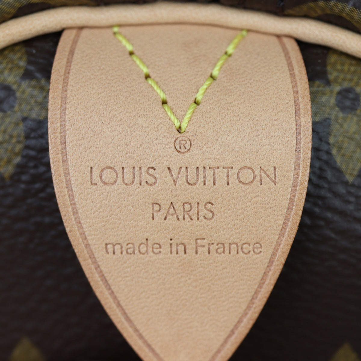 Louis Vuitton Speedy 30 Monogram Interior Stamp